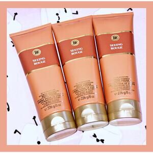 Bath & Body Works Seeing Rouge 8 oz Ultimate Hydration Body Cream x3